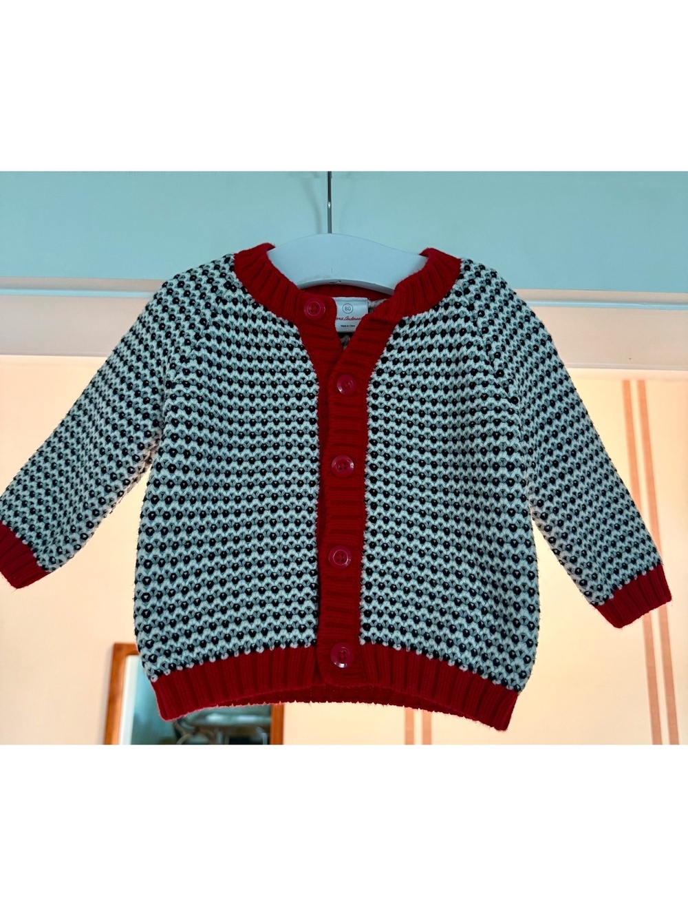 Hanna Andersson Cardigan Knit Chunky Sz 18-24 Months EUC